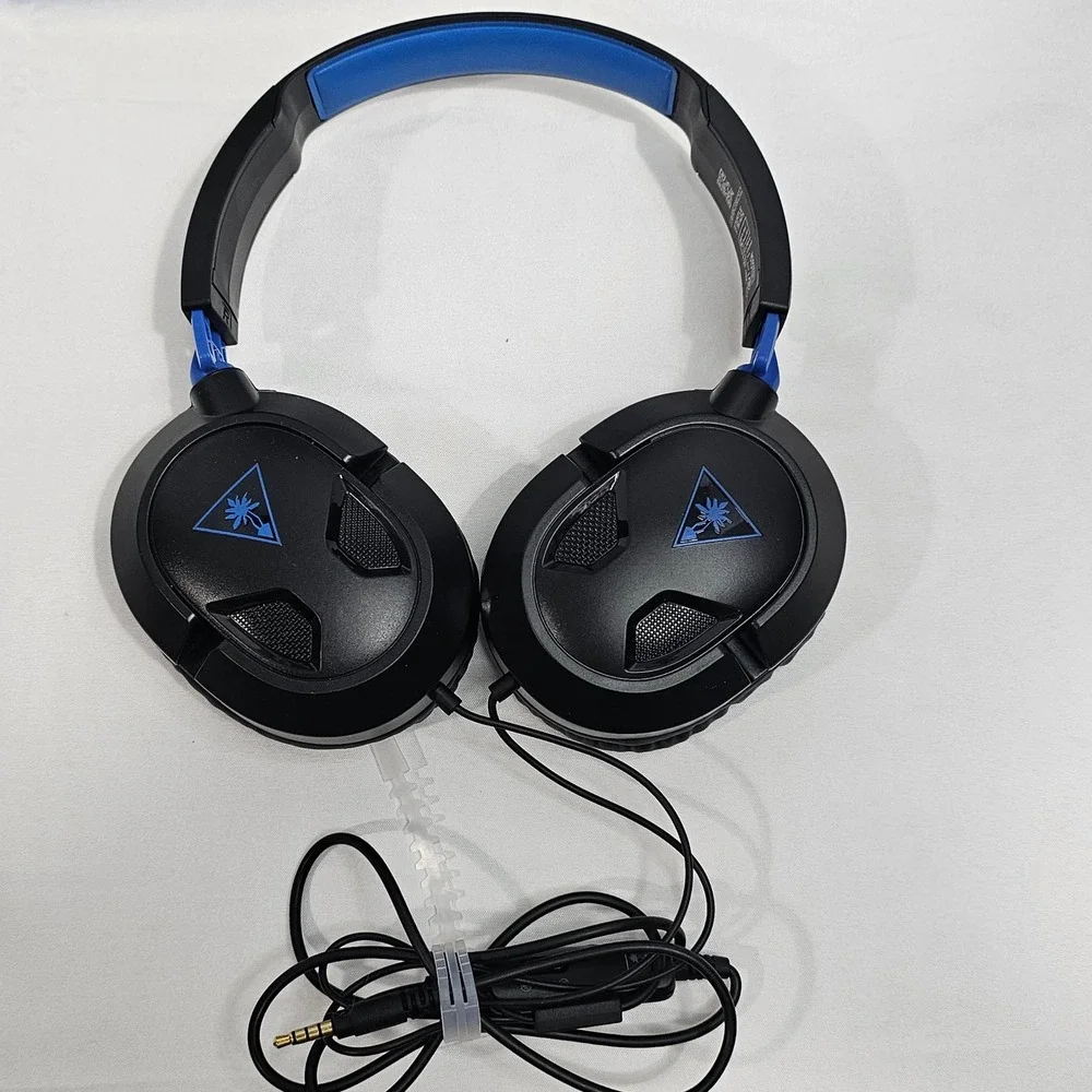 Turtle Beach Recon 50P Wired Gaming Headset Black Blue PlayStation Xbox PC